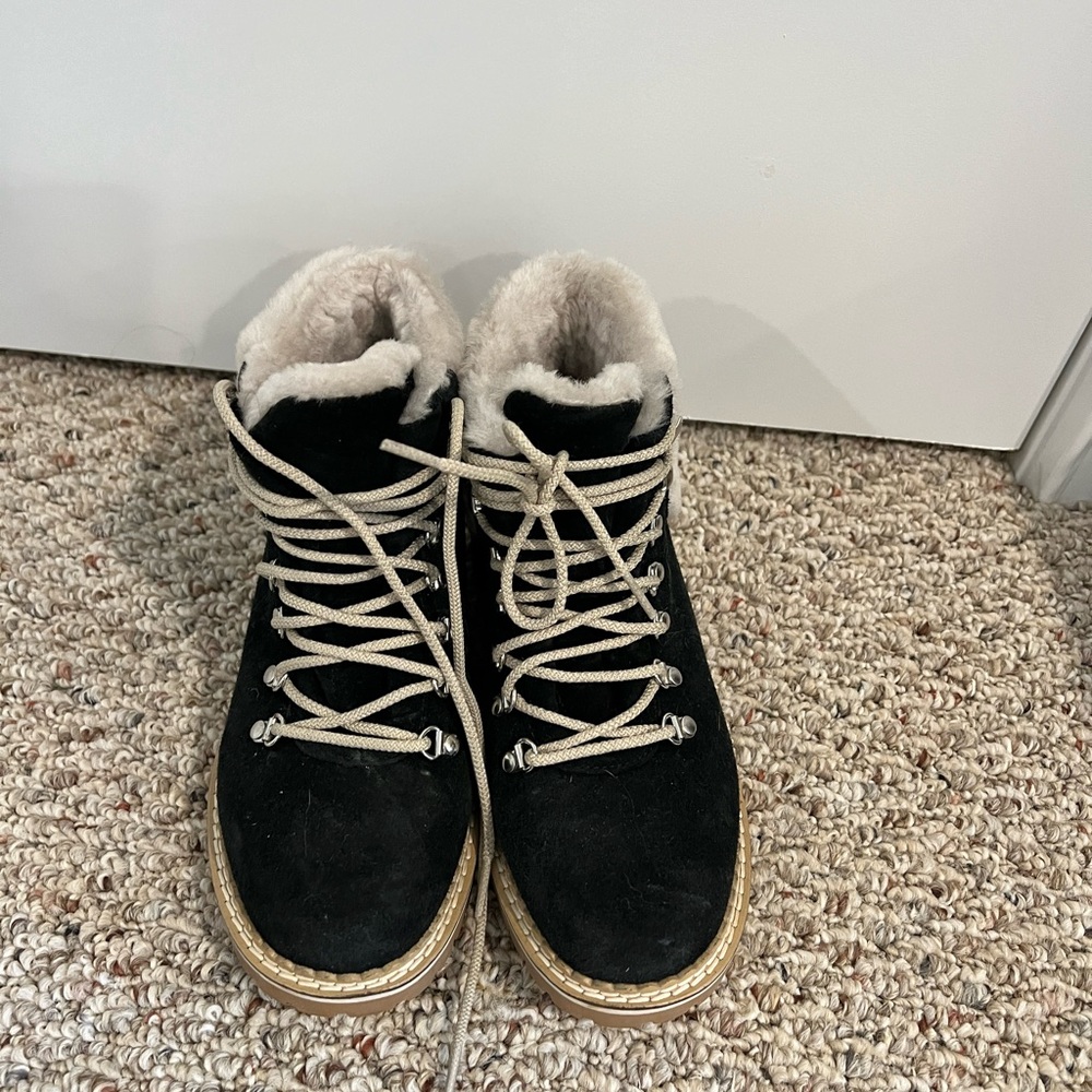 Alpine style lace up boots. Italian import. By Montelliana